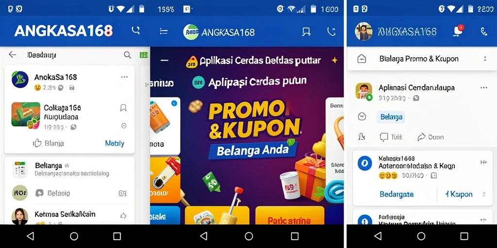 Tampilan utama aplikasi ANGKASA168 dengan kemudahan akses kupon dan promo.