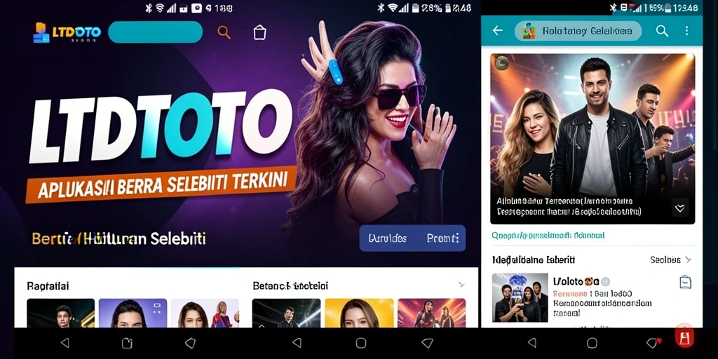 Antarmuka LTDTOTO menampilkan berita hiburan selebriti yang menarik.